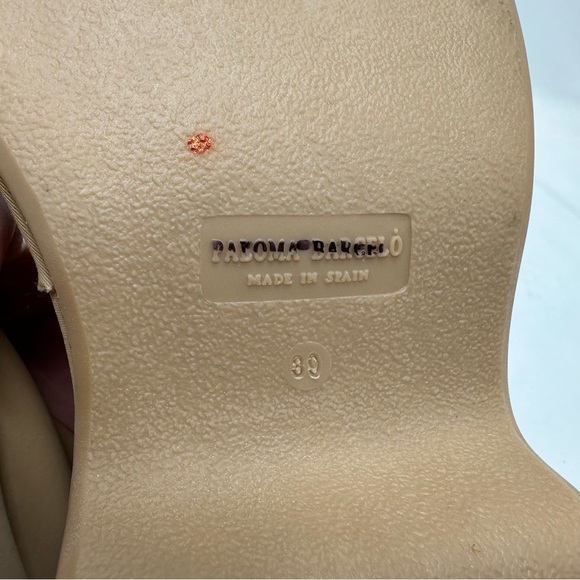 Free People Paloma Barcelo Anything Goes Stretch Boots Tan Beige Platform 39 - Picture 9 of 13